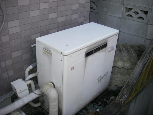 自宅の給湯機をエコフィール（高効率）へ交換